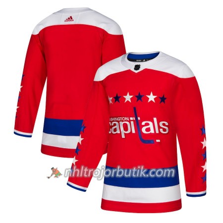 Män Ishockey Washington Capitals Tröja Blank Alternate Adidas 2018-19 Authentic